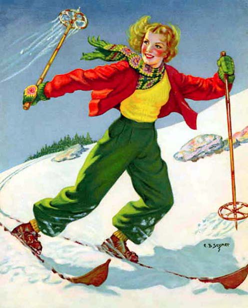 Skimming The Snow
