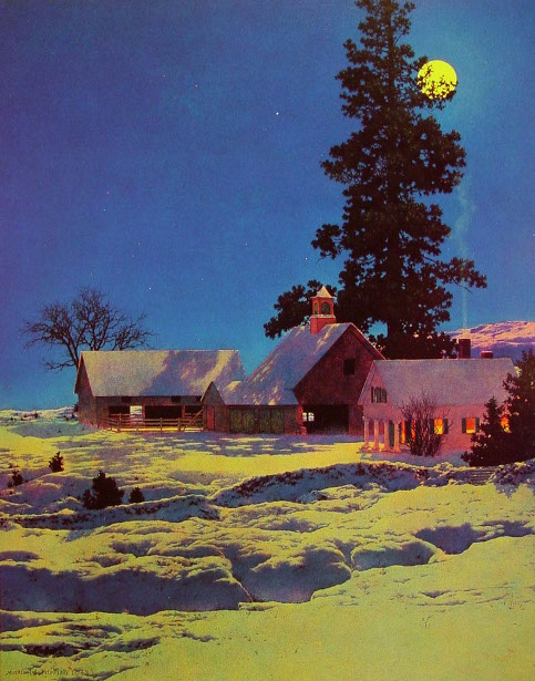 Moonlit Night, Winter