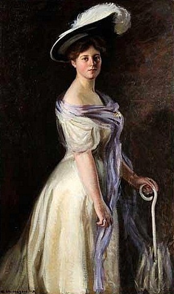 Portrait Of A Woman In Plumed Hat